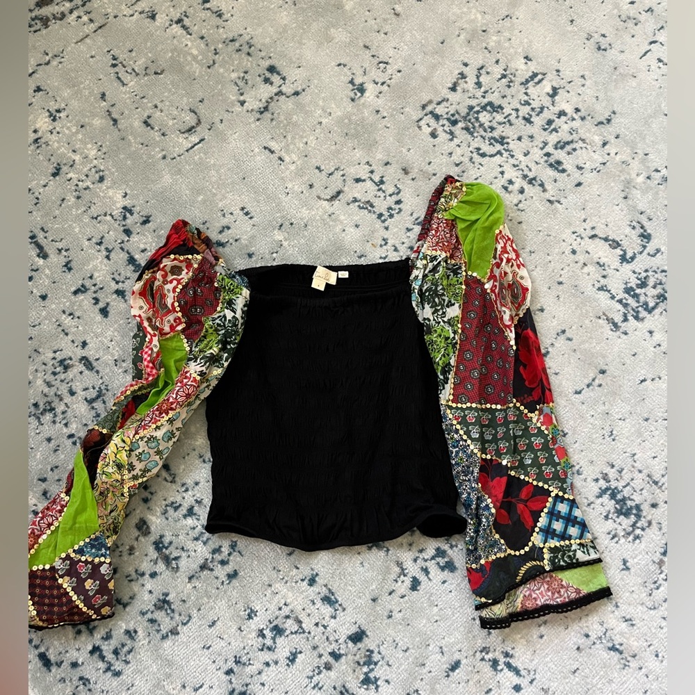 Anthropologie colorful top